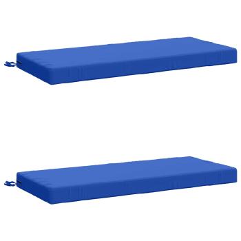 2-teilige Bankkissen SOEST 2 stk. 100 % Polyester Königsblau