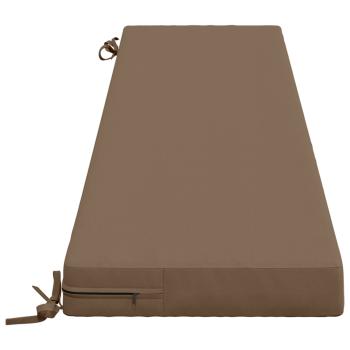 2-teilige Bankkissen SOEST 2 stk. 100 % Polyester Taupe