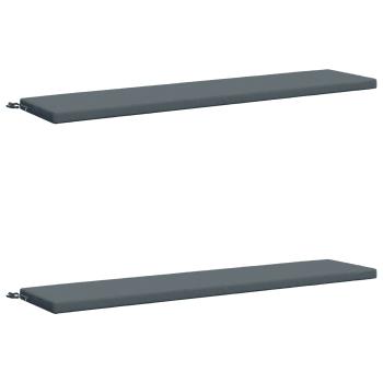 2-teilige Bankkissen SOEST 2 stk. 100 % Polyester Blau
