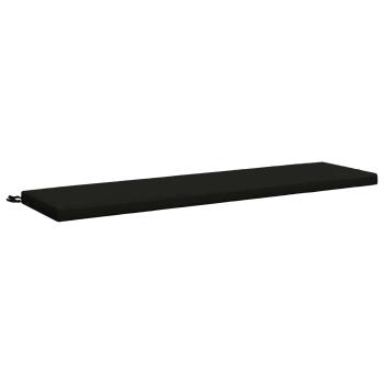 2-teilige Bankkissen SOEST 2 stk. 100 % Polyester Schwarz