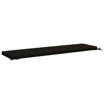 2-teilige Bankkissen SOEST 2 stk. 100 % Polyester Schwarz