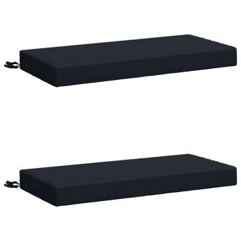 2-teilige Bankkissen SOEST 2 stk. 100 % Polyester Dunkelblau