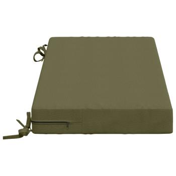 2-teilige Bankkissen SOEST 2 stk. 100 % Polyester Olivgrün