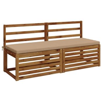 2-teilige Bankkissen SOEST 2 stk. 100 % Polyester Sand