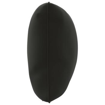 1-teiliges Rücken-Kissen PUTTEN 100 % Polyester Schwarz