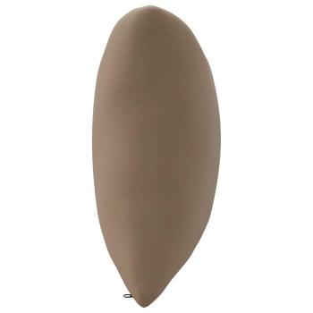 1-teiliges Rücken-Kissen PUTTEN 100 % Polyester Taupe