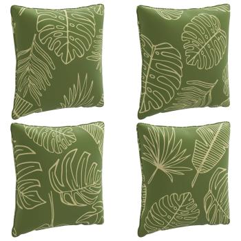 4-teilige Rücken-Kissen PUTTEN 4 pcs 100 % Polyester