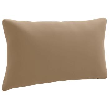 ARDEBO.de - 1-teiliges Rücken-Kissen PUTTEN 100 % Polyester Taupe
