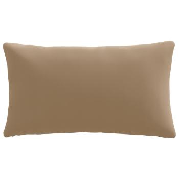 1-teiliges Rücken-Kissen PUTTEN 100 % Polyester Taupe