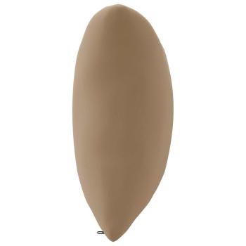 1-teiliges Rücken-Kissen PUTTEN 100 % Polyester Taupe