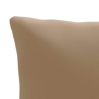 1-teiliges Rücken-Kissen PUTTEN 100 % Polyester Taupe