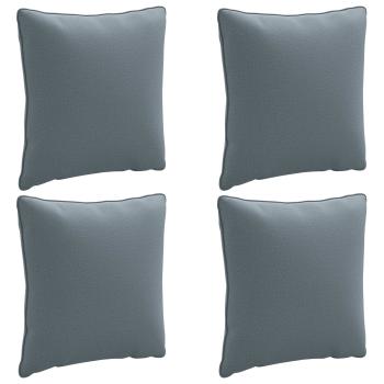 4-teilige Rücken-Kissen PUTTEN 4 pcs 100 % Polyester Blau