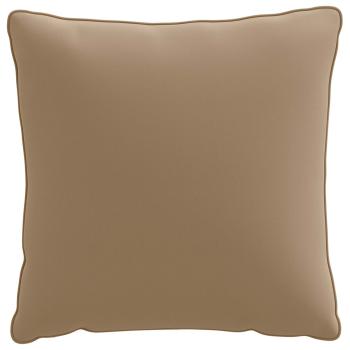 1-teiliges Rücken-Kissen PUTTEN 100 % Polyester Taupe