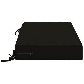 Sitzkissen SOEST 100 % Polyester Schwarz 70 x 40 x 10 cm