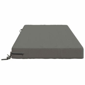 Sitzkissen SOEST 100 % Polyester Grau 120 x 80 x 10 cm