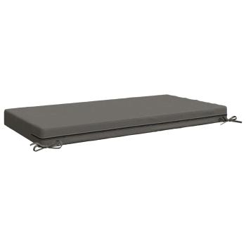 Sitzkissen SOEST 100 % Polyester Grau 120 x 80 x 10 cm