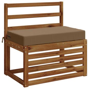 Sitzkissen SOEST 100 % Polyester Taupe 70 x 40 x 10 cm