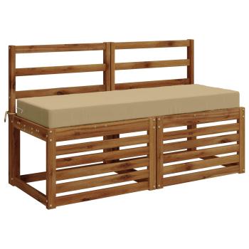 Sitzkissen SOEST 100 % Polyester Beige 120 x 40 x 10 cm