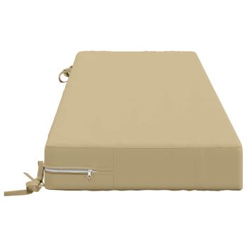 Sitzkissen SOEST 100 % Polyester Beige 120 x 40 x 10 cm