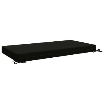 Sitzkissen SOEST 100 % Polyester Schwarz 120 x 60 x 10 cm