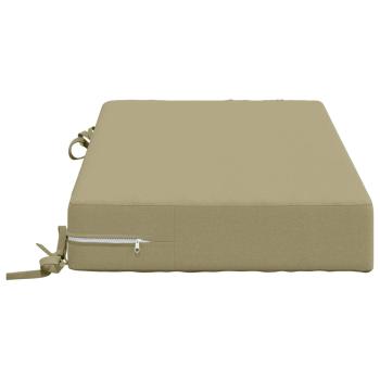 Sitzkissen SOEST 100 % Polyester Hellgrün 70 x 40 x 10 cm