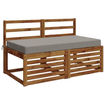 Sitzkissen SOEST 100 % Polyester Grau 120 x 60 x 10 cm
