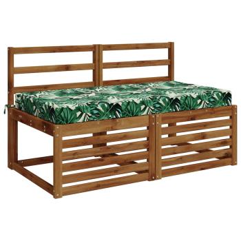 Sitzkissen SOEST 100 % Polyester Blattmuster 120 x 80 x 10 cm