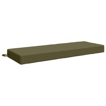 Sitzkissen SOEST 100 % Polyester Olivgrün 120 x 40 x 10 cm