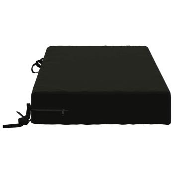 R Rückenkissen SOEST 100 % Polyester Schwarz 70 x 40 x 10 cm