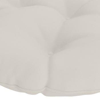 Papasan-Sessel-Kissen VIANEN 100 % Polyester Weiß Ø 100 x 12 cm