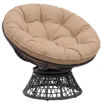 Hängesessel-Kissen VIANEN 100 % Polyester Sand Ø 40 x 10 cm