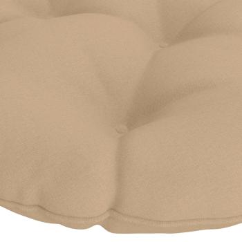 Hängesessel-Kissen VIANEN 100 % Polyester Sand Ø 45 x 10 cm