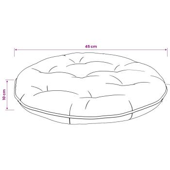 Hängesessel-Kissen VIANEN 100 % Polyester Sand Ø 45 x 10 cm