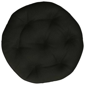 Hängesessel-Kissen VIANEN 100 % Polyester Schwarz Ø 40 x 10 cm
