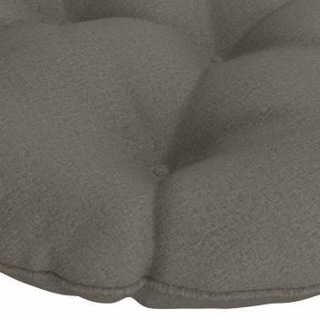 Hängesessel-Kissen VIANEN 100 % Polyester Grau Ø 60 x 10 cm