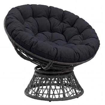 Papasan-Sessel-Kissen VIANEN 100 % Polyester Dunkelblau