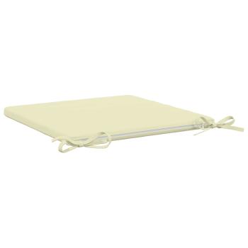 4-teilige Sitzkissen SOEST 4 stk. 100 % Polyester Creme