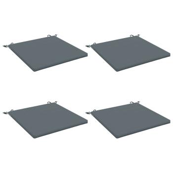 4-teilige Sitzkissen SOEST 4 stk. 100 % Polyester Blau