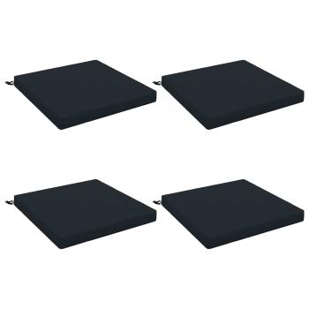 4-teilige Sitzkissen SOEST 4 stk. 100 % Polyester Dunkelblau