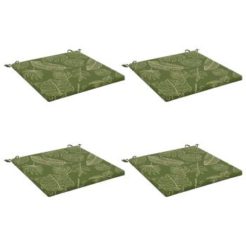 Sitzkissen SOEST 4 stk. 100 % Polyester Blattdesign