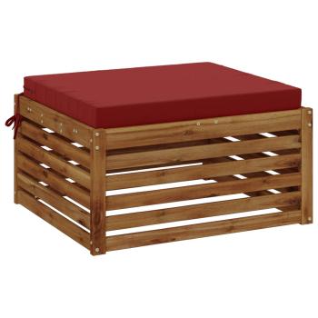 1-teiliges Sitzkissen SOEST 100 % Polyester Weinrot