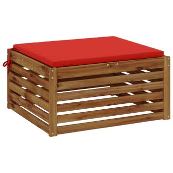 1-teiliges Sitzkissen SOEST 100 % Polyester Rot 60 x 60 x 3 cm