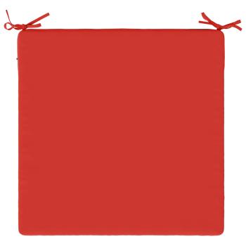 1-teiliges Sitzkissen SOEST 100 % Polyester Rot 60 x 60 x 3 cm