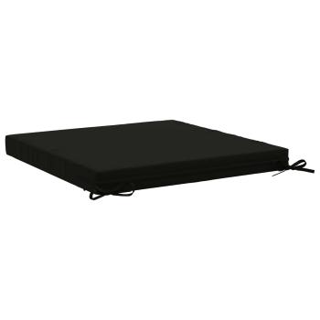 Sitzkissen SOEST 100 % Polyester Schwarz 60 x 60 x 7 cm
