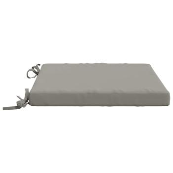 4-teilige Sitzkissen SOEST 4 stk. 100 % Polyester Grau