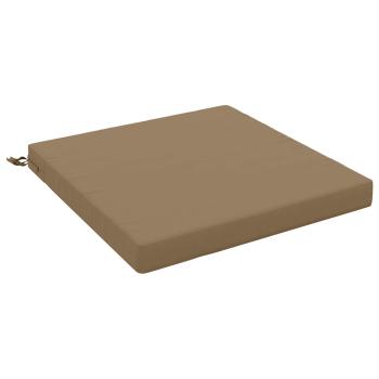 ARDEBO.de - 1-teiliges Sitzkissen SOEST 100 % Polyester Taupe