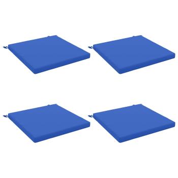 4-teilige Sitzkissen SOEST 4 stk. 100 % Polyester Königsblau