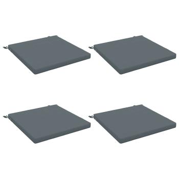 4-teilige Sitzkissen SOEST 4 stk. 100 % Polyester Blau