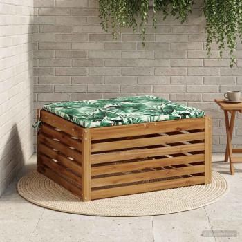 ARDEBO.de - 1-teiliges Sitzkissen SOEST 100 % Polyester Blattmuster