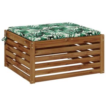 1-teiliges Sitzkissen SOEST 100 % Polyester Blattmuster